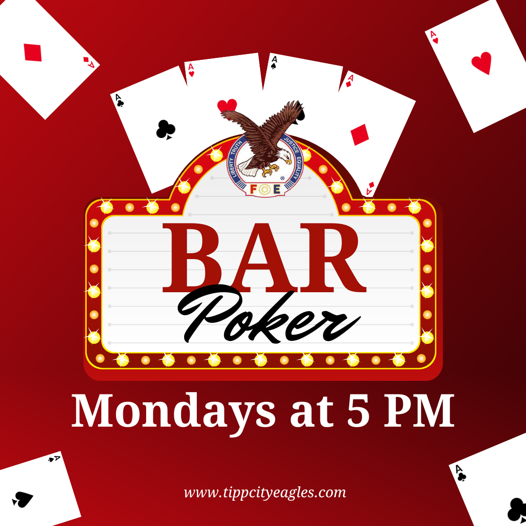 Tipp City Eagles Bar Poker Monday